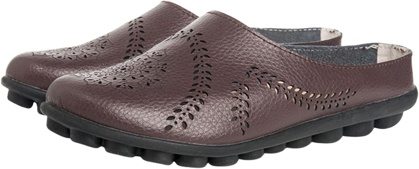 Повседневные сандалии-тапочки с вырезами для женщин, удобные дышащие мюли, летние балетки, комфортные лоферы на плоской подошве, кожаные слипоны-лоферы Generic, Coffee
Повседневные сандалии-тапочки с вырезами для женщин, удобные дышащие мюли, летние балетки, комфортные лоферы на плоской подошве, кожаные слипоны-лоферы Generic, Coffee