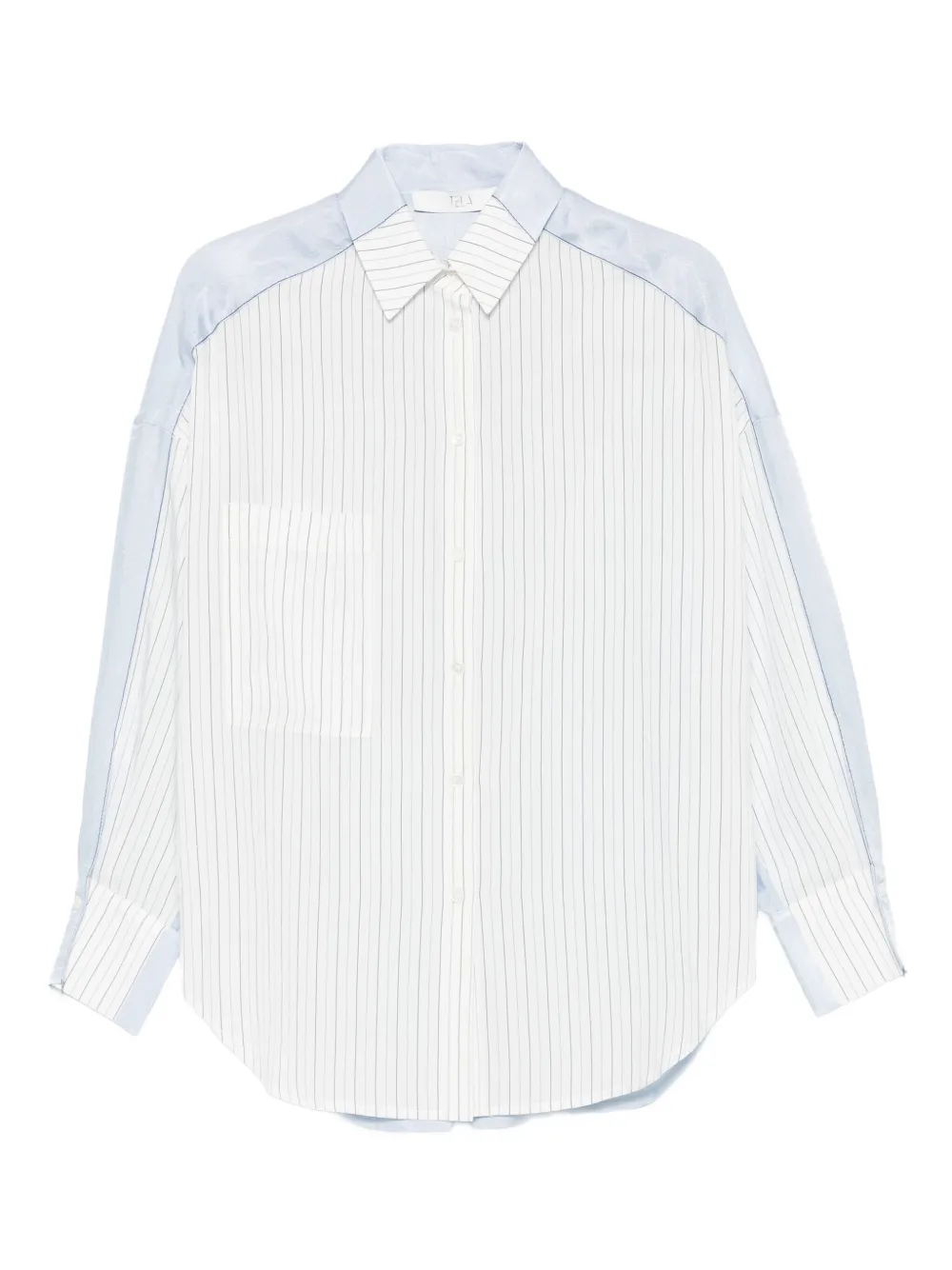 Рубашка в тонкую полоску с панелями Tela, белый
Рубашка в тонкую полоску с панелями Tela, белый
