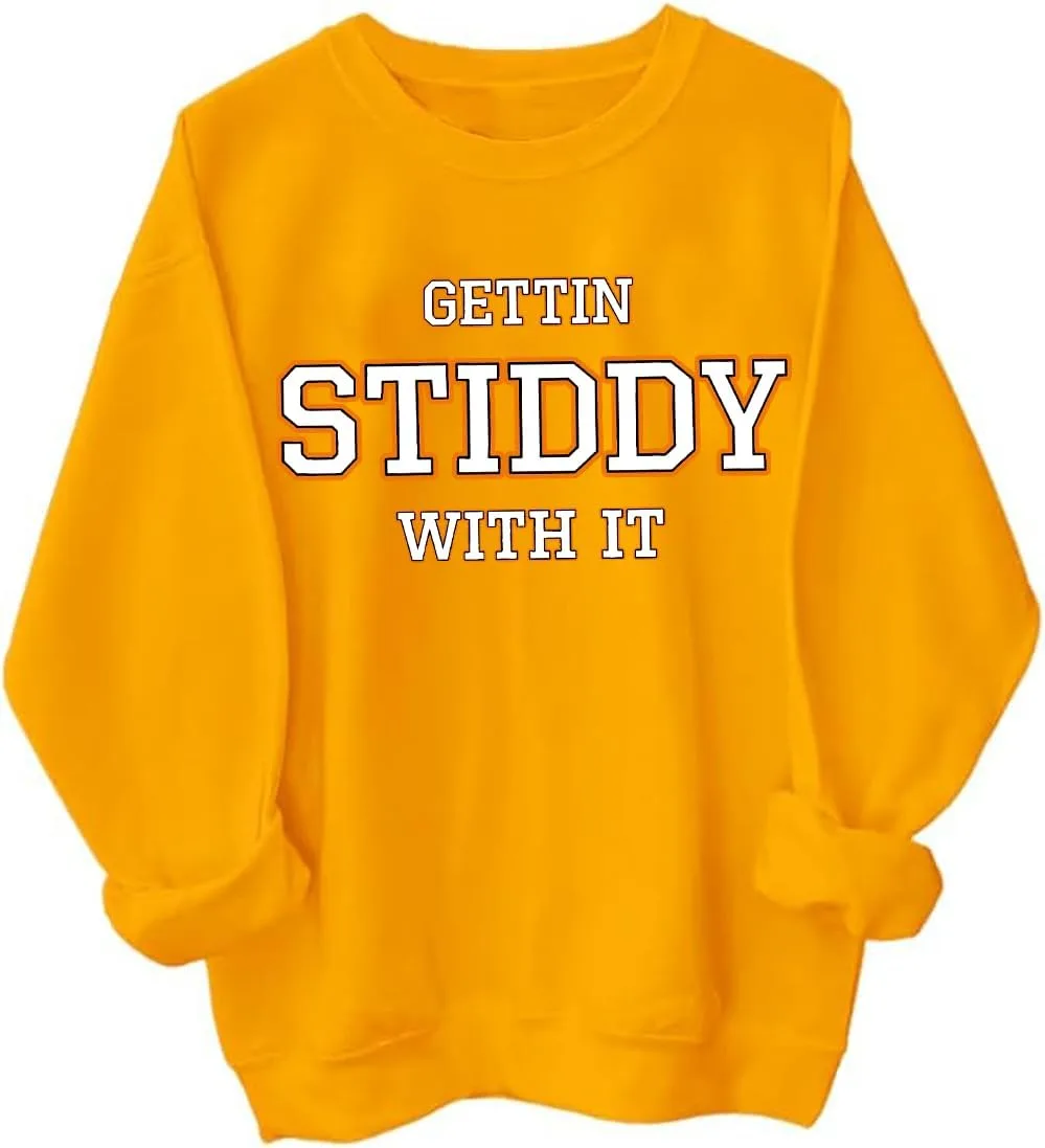 Свитшут Gettin Stiddy With It с длинным рукавом BTGRL
Свитшут Gettin Stiddy With It с длинным рукавом BTGRL