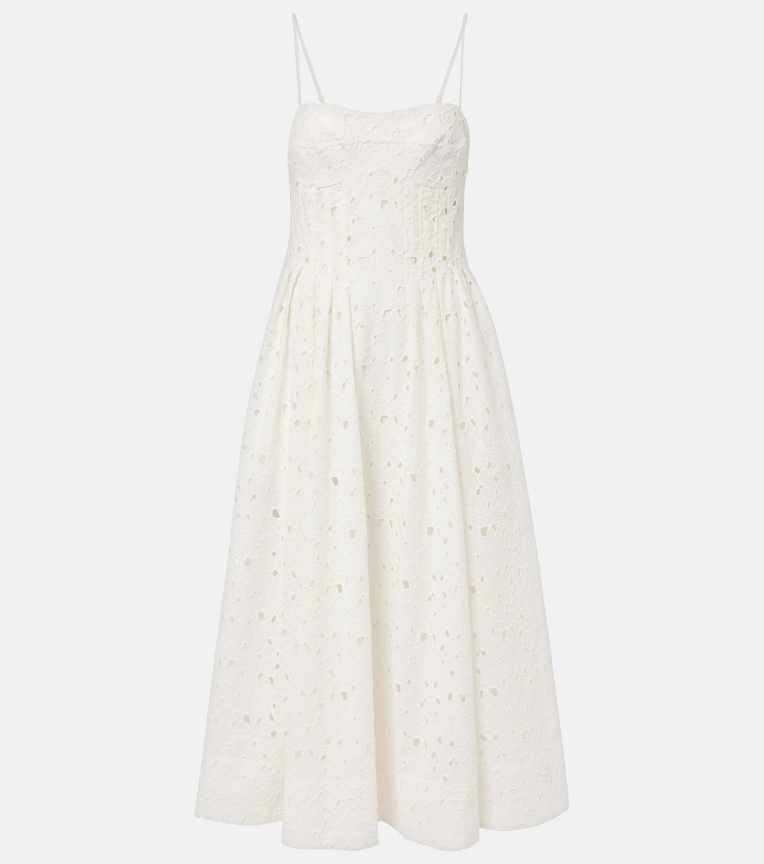 Платье миди Kittiya из хлопка с вышивкой ришелье Simkhai, белый
Платье миди Kittiya из хлопка с вышивкой ришелье Simkhai, белый