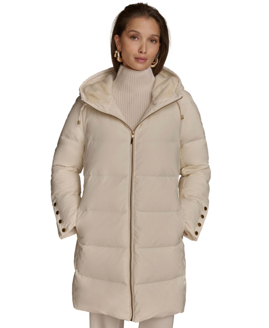 Женская пуховая куртка с капюшоном Donna Karan New York, Cream
Женская пуховая куртка с капюшоном Donna Karan New York, Cream