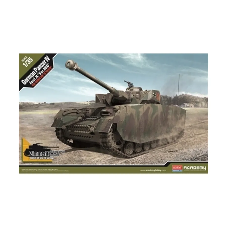 Немецкий Panzer IV Ausf.H Mid Version (Вторая мировая война), Military Model Kits (1:35) (Academy Hobby)
Немецкий Panzer IV Ausf.H Mid Version (Вторая мировая война), Military Model Kits (1:35) (Academy Hobby)