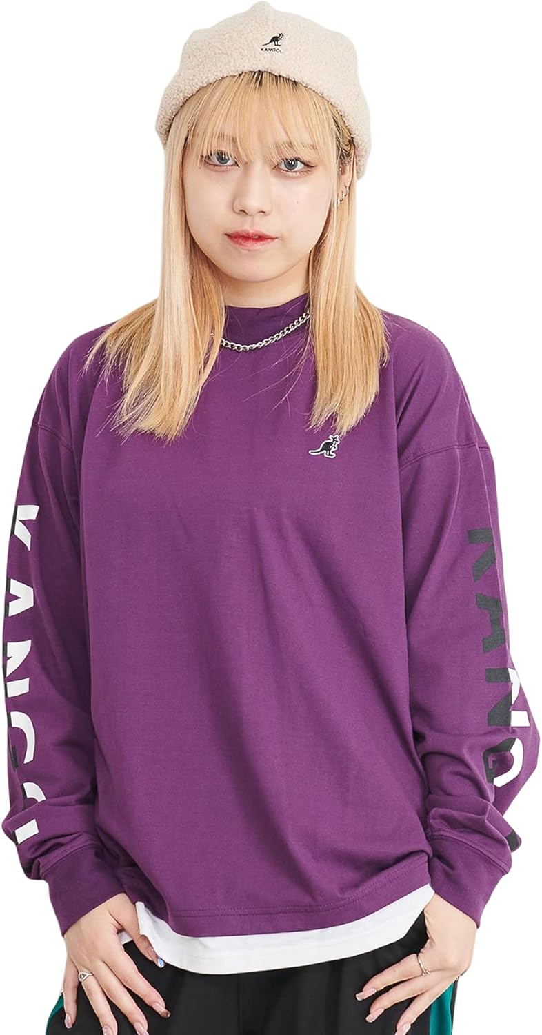 Мужская и женская футболка с длинным рукавом KANGOL, воротник-стойка, многослойная, стильная, унисекс, фиолетовый
Мужская и женская футболка с длинным рукавом KANGOL, воротник-стойка, многослойная, стильная, унисекс, фиолетовый