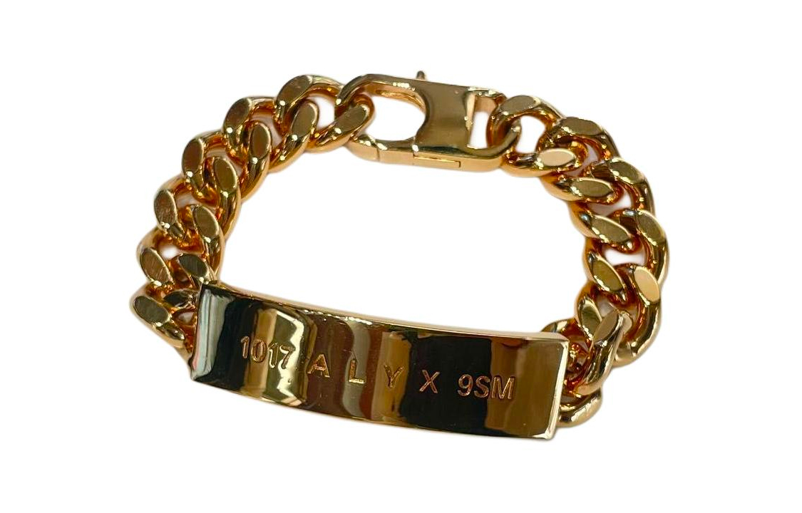 1017 ALYX 9SM Браслет из латуни и алюминиевого сплава унисекс золотой
1017 ALYX 9SM Браслет из латуни и алюминиевого сплава унисекс золотой