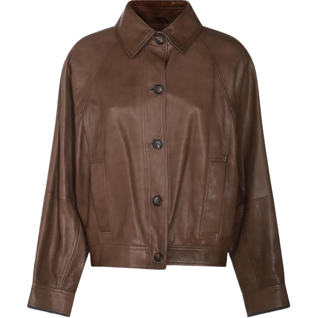 Brunello Cucinelli Детализированная куртка, Brown
Brunello Cucinelli Детализированная куртка, Brown