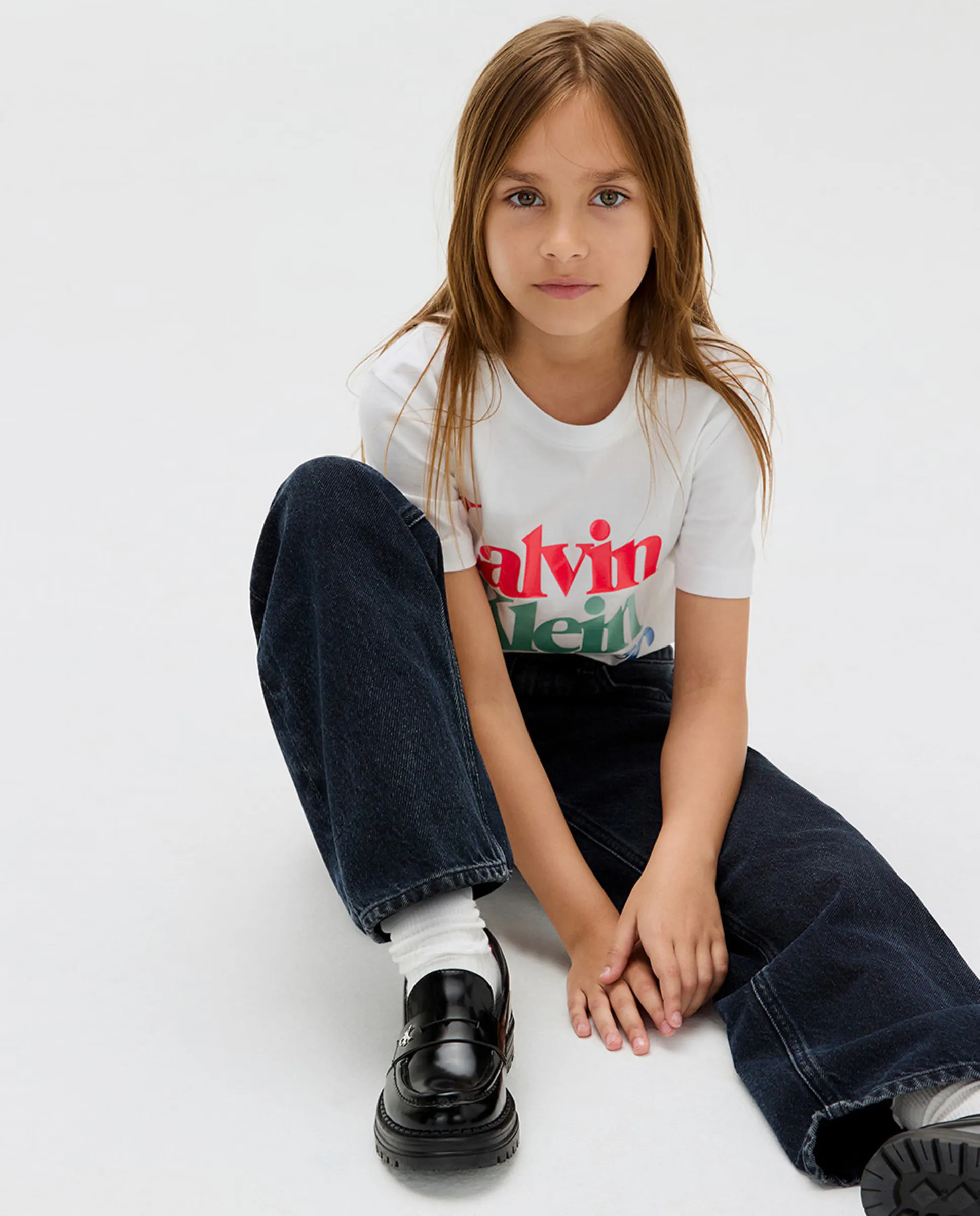 Детская футболка с принтом Calvin Klein, белый
Детская футболка с принтом Calvin Klein, белый