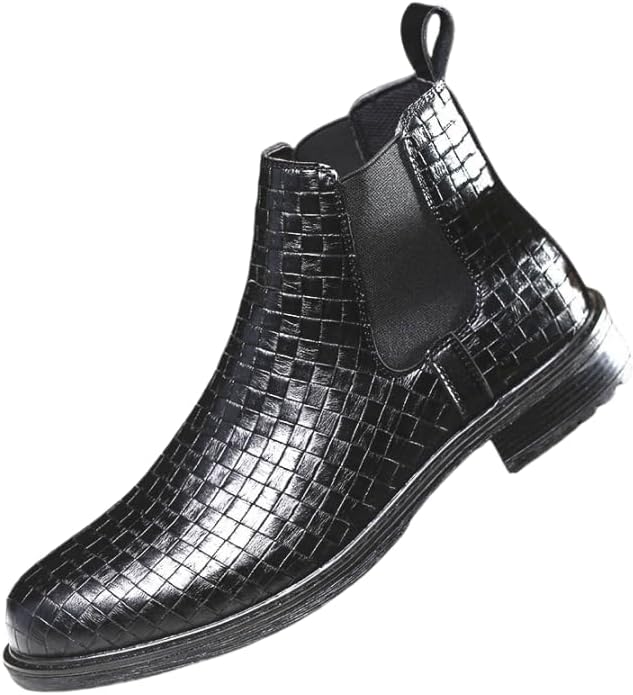 Мужские повседневные ботинки Hhhchpm, ботинки Челси, с плетеной текстурой, износостойкие и нескользящие кожаные обувь на подошве-подкладке, подходят для прогулок на улице, вечеринок и офиса, черный
Мужские повседневные ботинки Hhhchpm, ботинки Челси, с плетеной текстурой, износостойкие и нескользящие кожаные обувь на подошве-подкладке, подходят для прогулок на улице, вечеринок и офиса, черный
