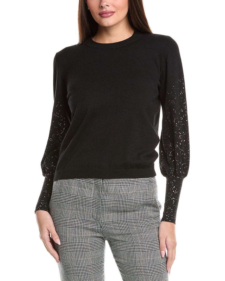 WISPR Фольга Бижу Шелковистый Свитер, черный
WISPR Фольга Бижу Шелковистый Свитер, черный