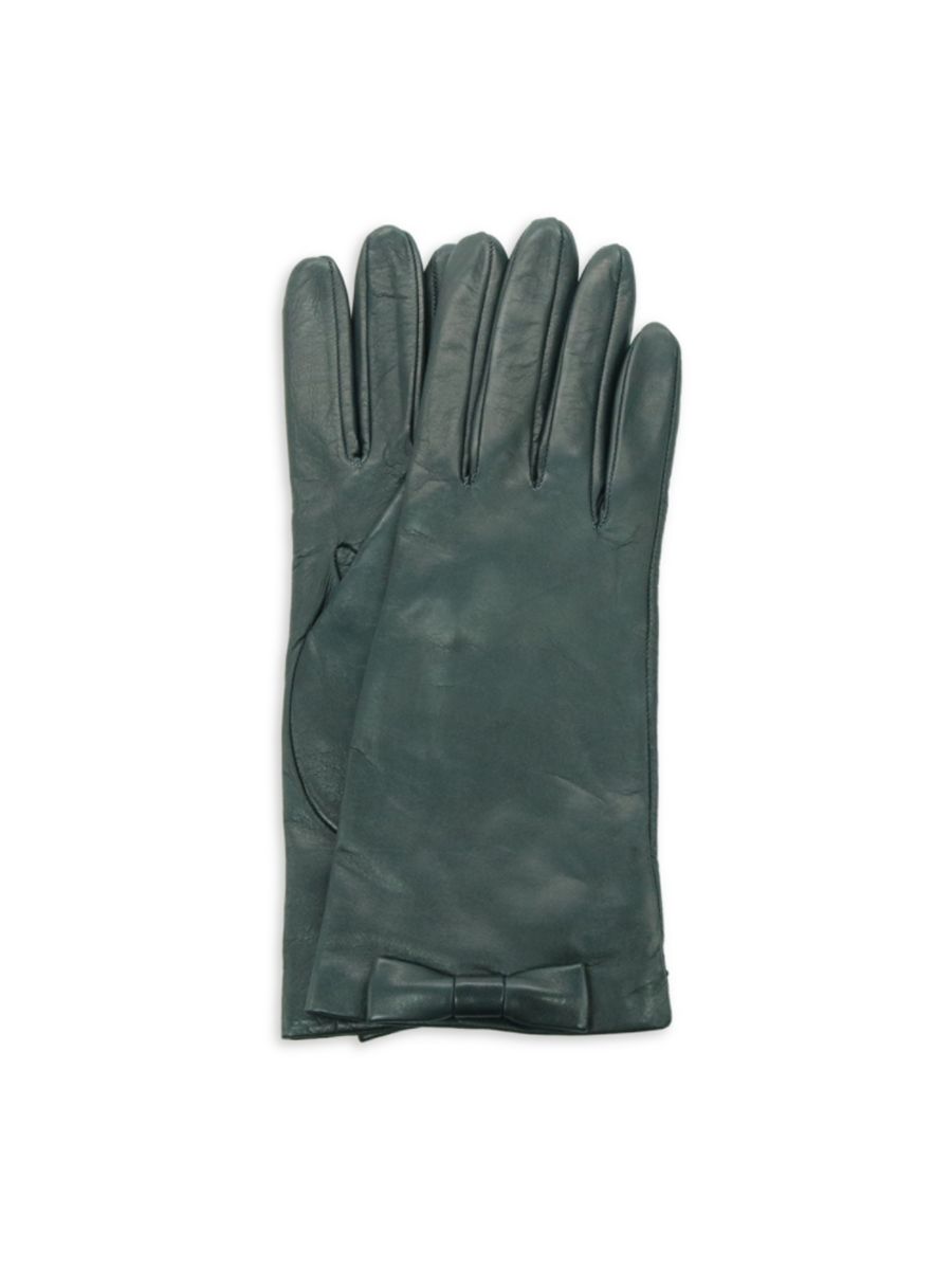 Кожаные перчатки с бантом Portolano, цвет Pitch
Кожаные перчатки с бантом Portolano, цвет Pitch