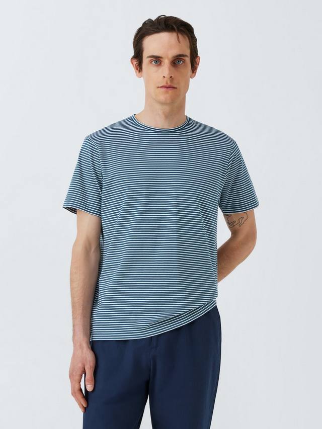 Хлопчатобумажная футболка в мелкую полоску Kin, цвет Orion Blue 
Хлопчатобумажная футболка в мелкую полоску Kin, цвет Orion Blue