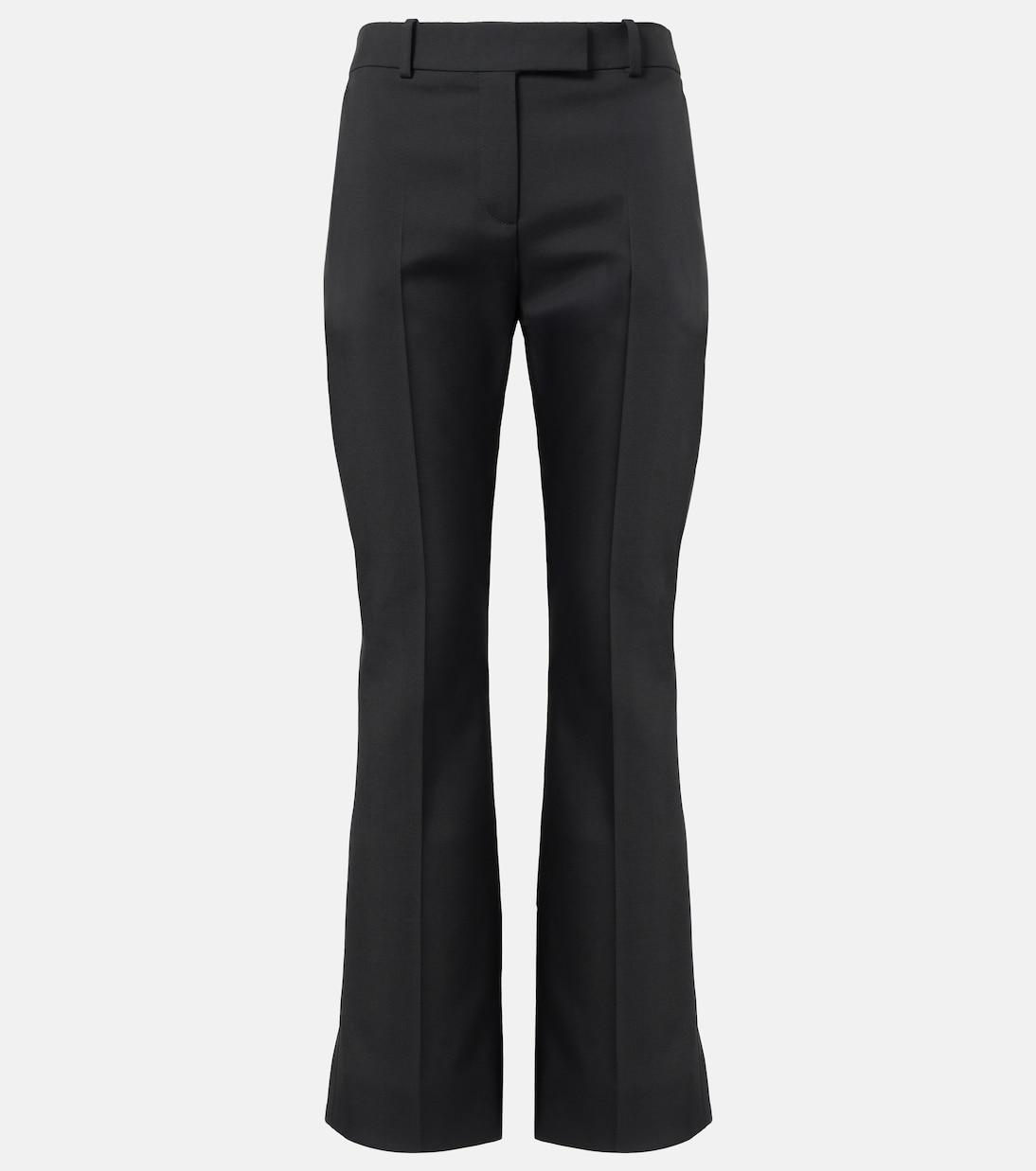 Шерстяные расклешенные брюки Kickback McQueen, черный
Шерстяные расклешенные брюки Kickback McQueen, черный