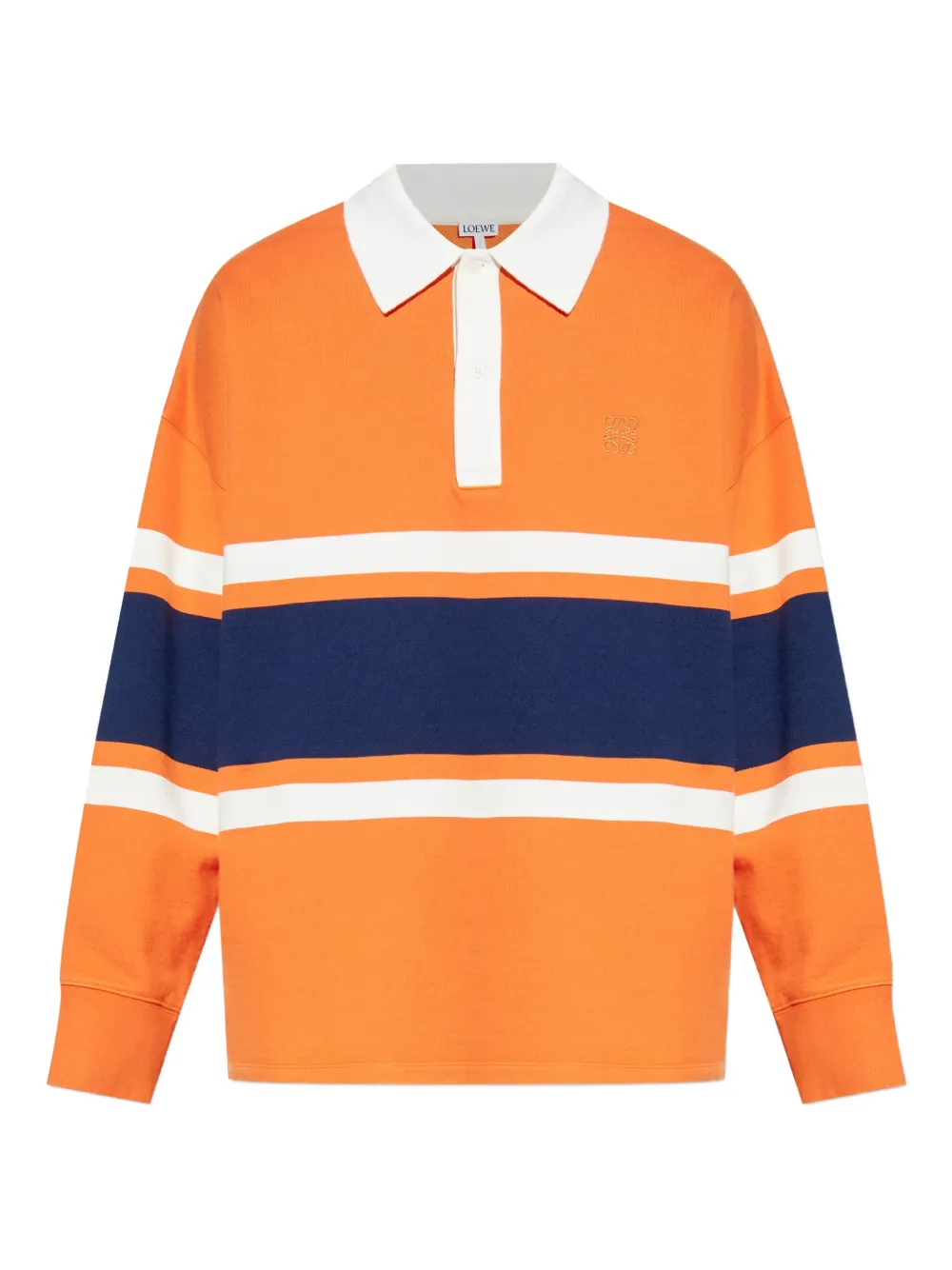 Полосатая рубашка-поло с длинными рукавами LOEWE, оранжевый
Полосатая рубашка-поло с длинными рукавами LOEWE, оранжевый