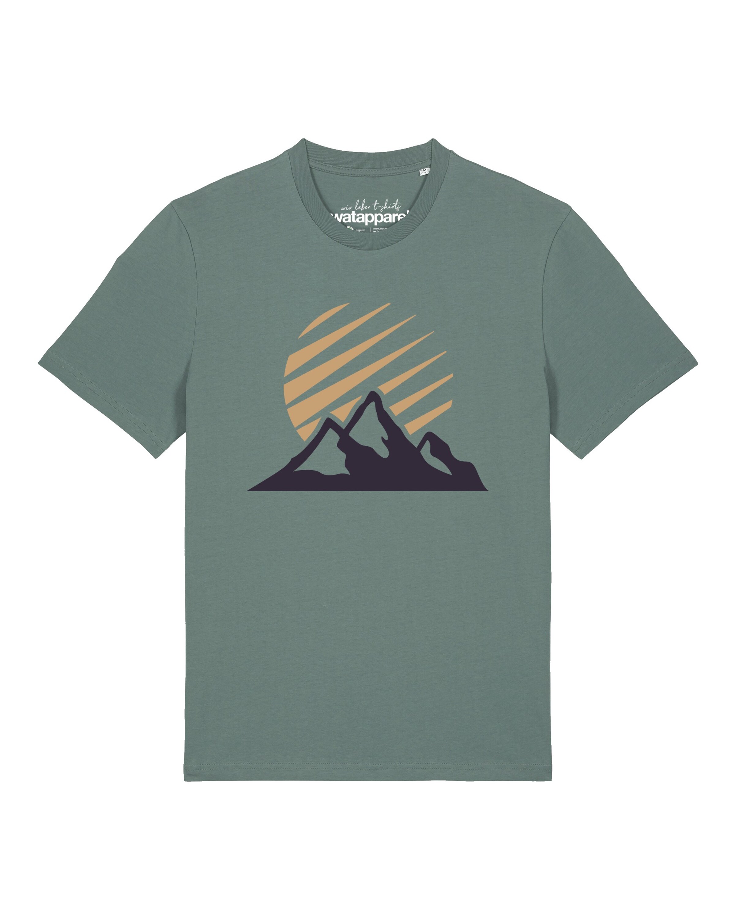 Watapparel Футболка 'Mountain and Sun' в зеленом цвете
Watapparel Футболка 'Mountain and Sun' в зеленом цвете