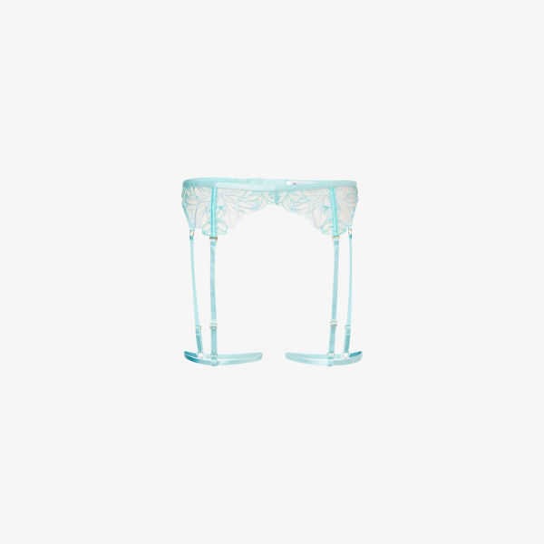 Лиф-подвязка Bluebella Lilly с кружевом, синий 
Лиф-подвязка Bluebella Lilly с кружевом, синий