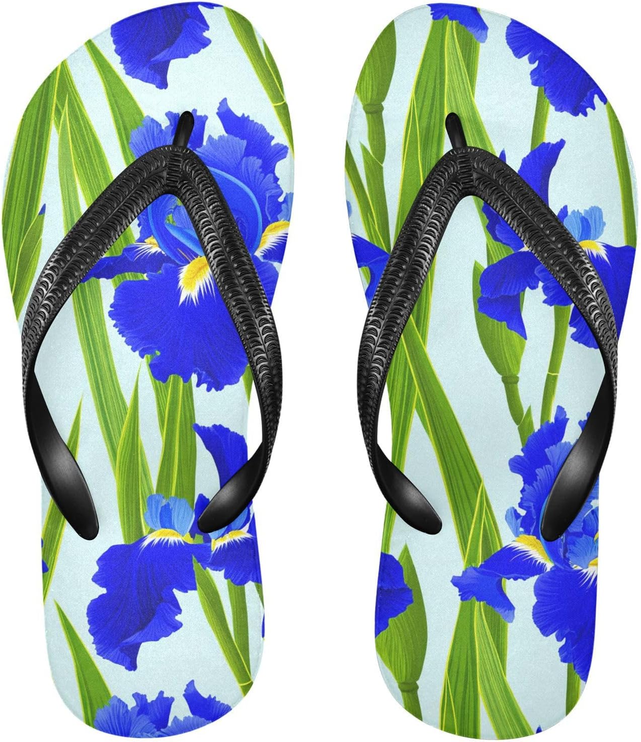 Вьетнамки с изображением ириса, с синими листьями, для пляжа, душа, резиновые, противоскользящие, летние тапочки для женщин и мужчин, для ходьбы Sinestour
Вьетнамки с изображением ириса, с синими листьями, для пляжа, душа, резиновые, противоскользящие, летние тапочки для женщин и мужчин, для ходьбы Sinestour