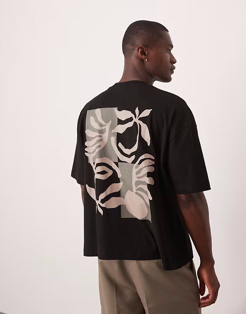 Футболка свободного кроя ASOS DESIGN с цветочным принтом черного цвета
Футболка свободного кроя ASOS DESIGN с цветочным принтом черного цвета