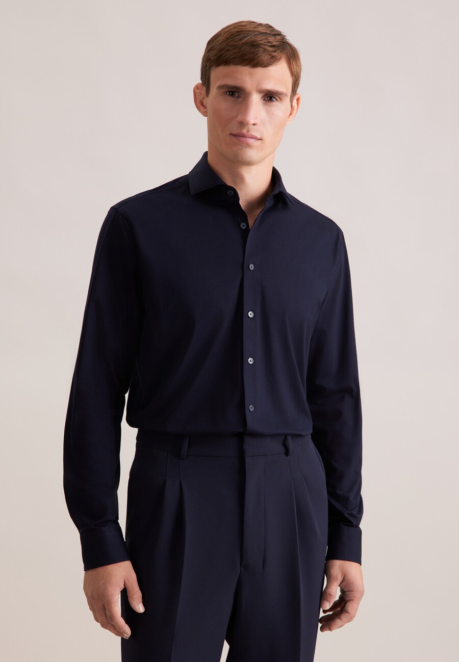 Рубашка делового кроя Slim Fit SEIDENSTICKER, темно-синий
Рубашка делового кроя Slim Fit SEIDENSTICKER, темно-синий