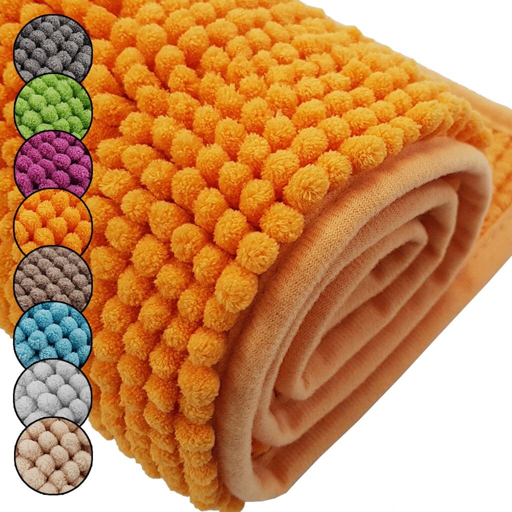 Коврик для ванной Wellness Chenille, нескользящий коврик для ванной, цвет: оранжевый, версия: 50 x 80 см + 45 x 50 см DILUMA
Коврик для ванной Wellness Chenille, нескользящий коврик для ванной, цвет: оранжевый, версия: 50 x 80 см + 45 x 50 см DILUMA