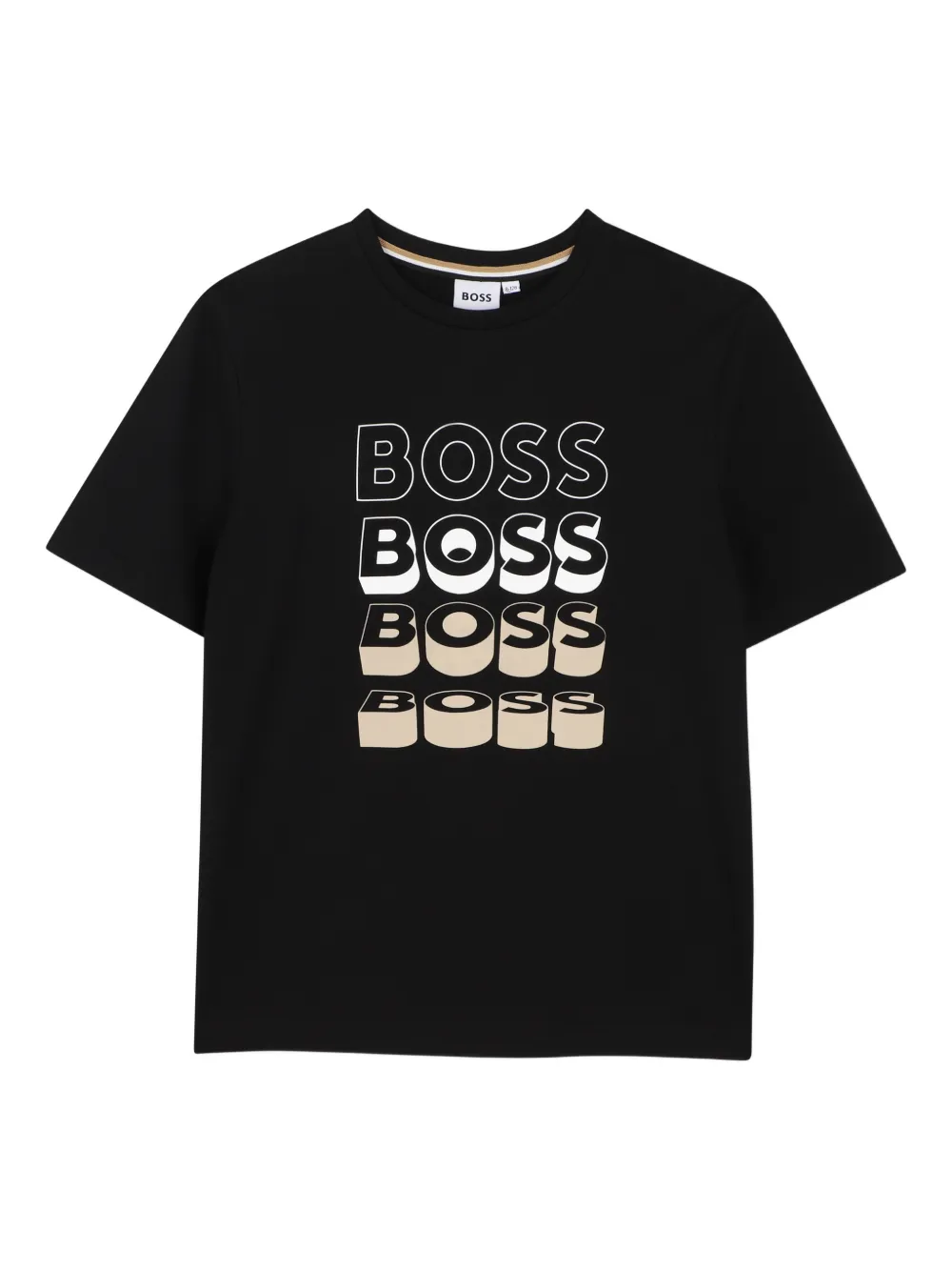 Футболка с логотипом Boss Kidswear, черный
Футболка с логотипом Boss Kidswear, черный