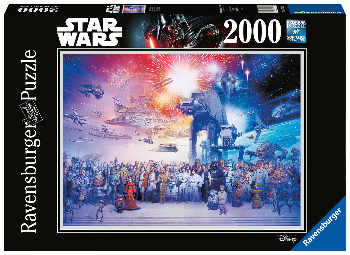 Равенсбургер, пазл, Star Wars, Star Wars Universe, 2000 шт. Ravensburger
Равенсбургер, пазл, Star Wars, Star Wars Universe, 2000 шт. Ravensburger