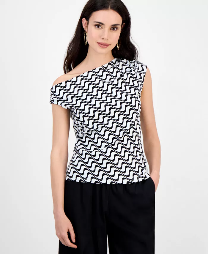 Пет-топ из хлопка с принтом на бретелях I.N.C. International Concepts, черный
Пет-топ из хлопка с принтом на бретелях I.N.C. International Concepts, черный