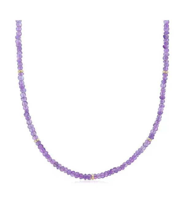 Ожерелье из аметистовых бусин, 14-каратное золото The Lovery, amethyst
Ожерелье из аметистовых бусин, 14-каратное золото The Lovery, amethyst