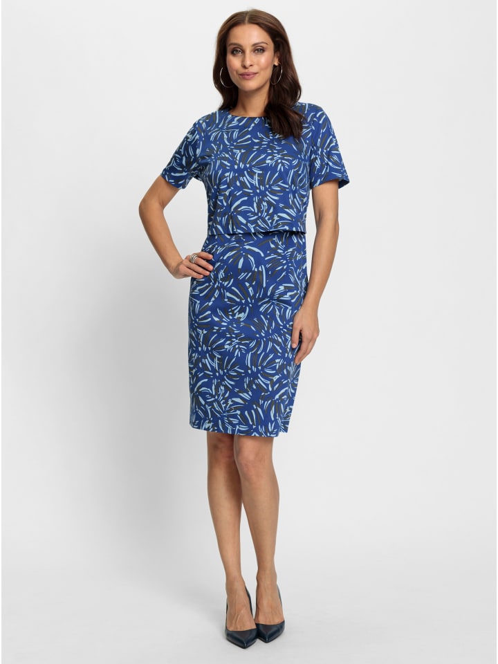 Платье с принтом в королевском синем и графитовом цветах WITT WEIDEN
Платье с принтом в королевском синем и графитовом цветах WITT WEIDEN