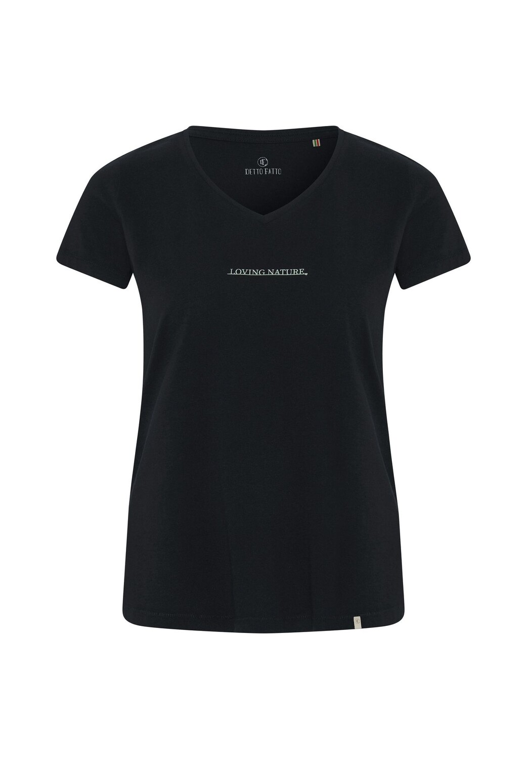 Футболка с надписью DETTO FATTO, черный
Футболка с надписью DETTO FATTO, черный