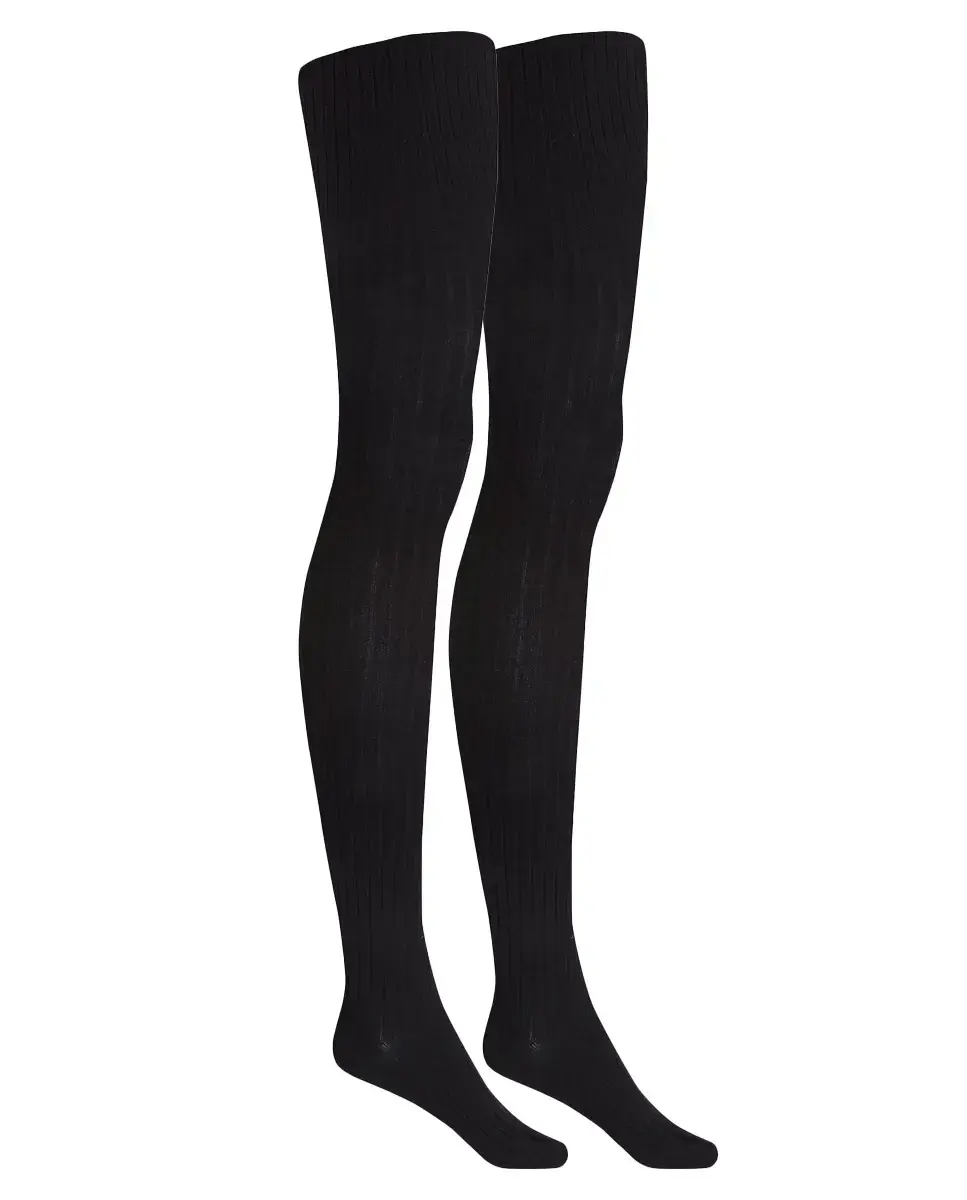 Комплект из 2 детских колготок в рубчик из хлопка Punto Blanco, черный
Комплект из 2 детских колготок в рубчик из хлопка Punto Blanco, черный