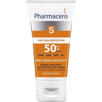 S Spectrum Protect Солнцезащитный крем широкого спектра действия Spf50+ 50 мл, Pharmaceris
S Spectrum Protect Солнцезащитный крем широкого спектра действия Spf50+ 50 мл, Pharmaceris