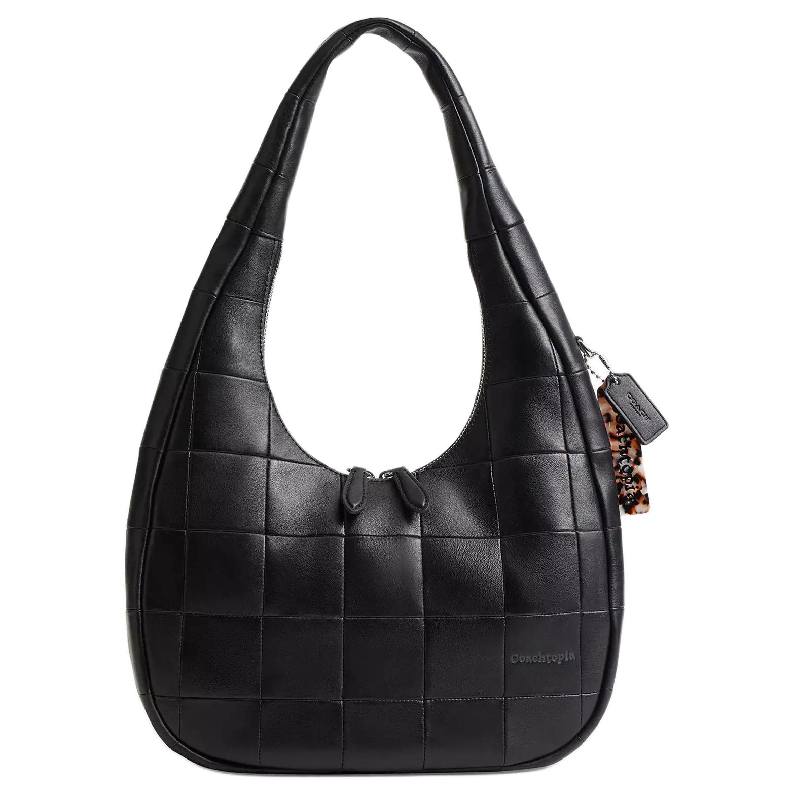 Coachtopia Женская большая сумка через плечо из коровьей кожи, черная
Coachtopia Женская большая сумка через плечо из коровьей кожи, черная