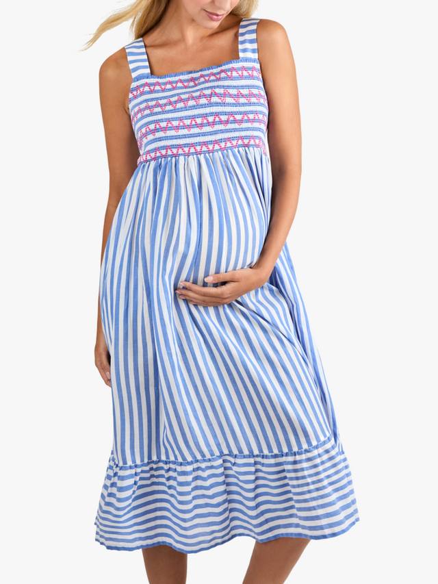 Платье для беременных в полоску с гофрированным зигзагообразным рисунком JoJo Maman Bébé, синий/разноцветный
Платье для беременных в полоску с гофрированным зигзагообразным рисунком JoJo Maman Bébé, синий/разноцветный