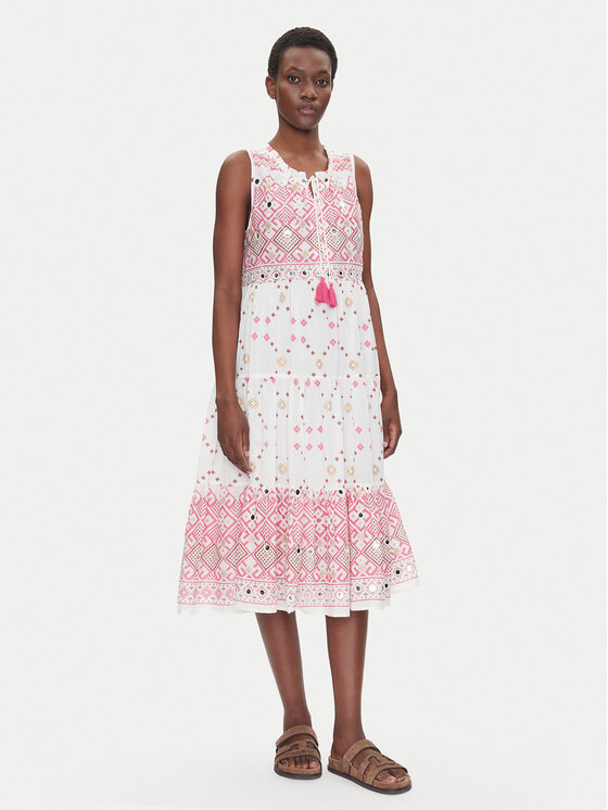 Летнее платье стандартный крой IC25-036 Iconique, белый
Летнее платье стандартный крой IC25-036 Iconique, белый