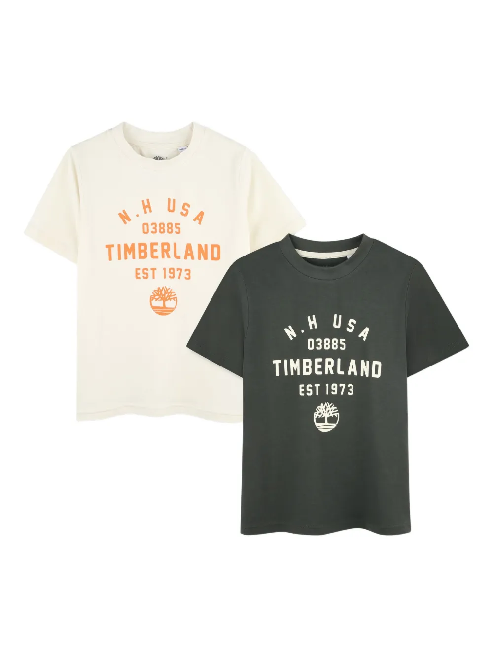 Комплект из двух футболок с логотипом Timberland Kids, белый
Комплект из двух футболок с логотипом Timberland Kids, белый