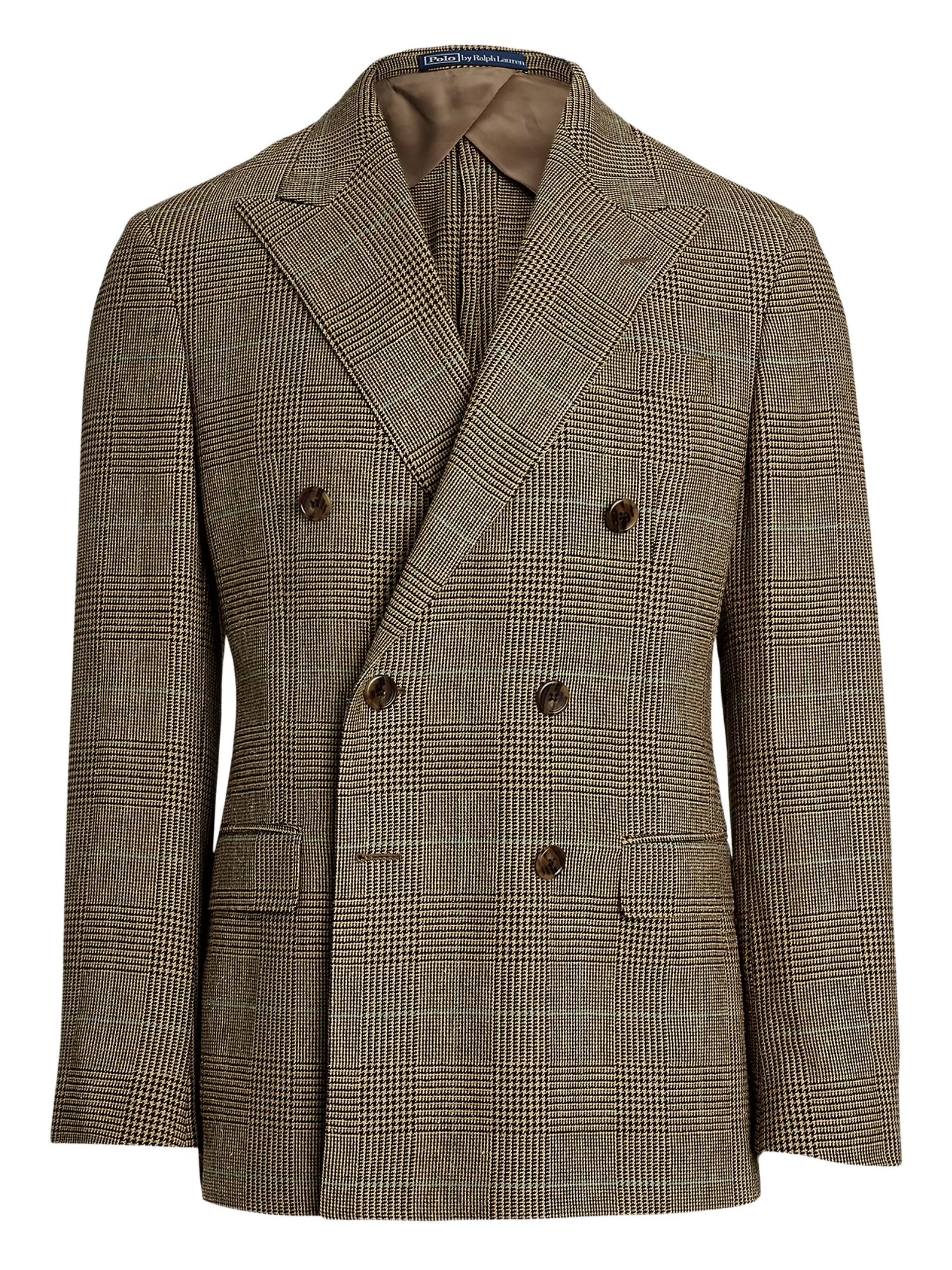 Однобортный пиджак в клетку Polo Ralph Lauren, коричневый
Однобортный пиджак в клетку Polo Ralph Lauren, коричневый