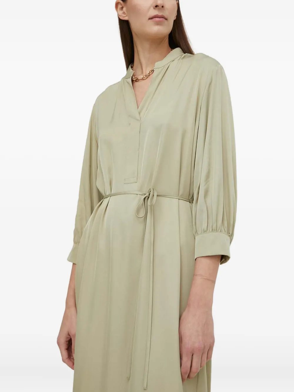 Платье-рубашка с поясом Marc O'Polo, зеленый
Платье-рубашка с поясом Marc O'Polo, зеленый