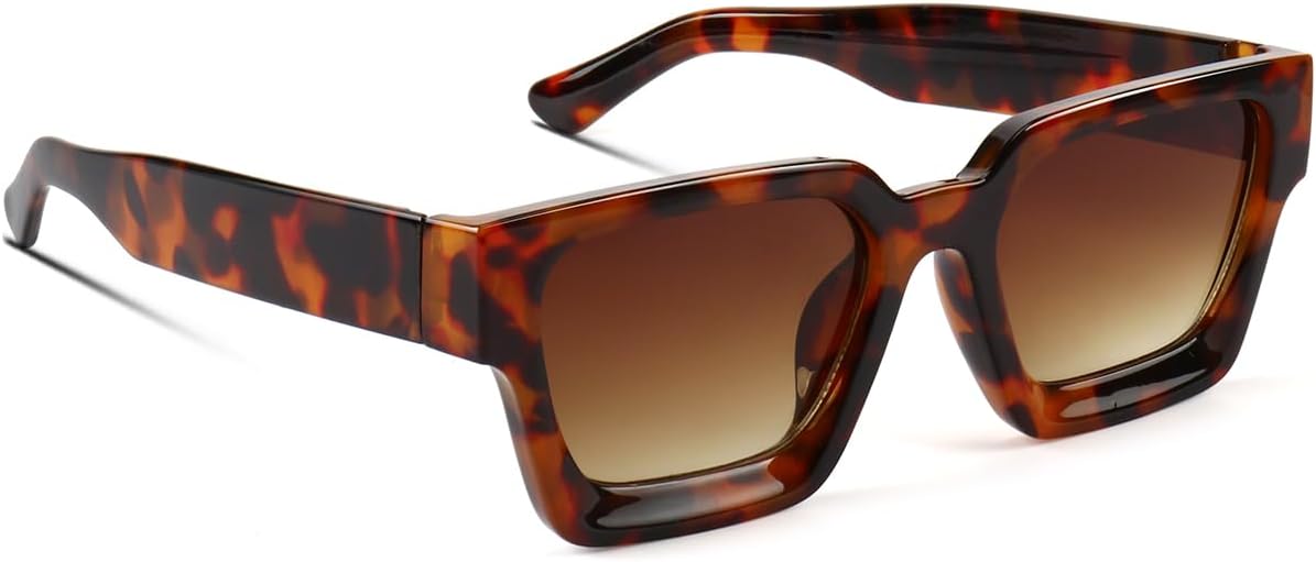 Модные квадратные солнцезащитные очки для мужчин и женщин, толстые прямоугольные солнцезащитные очки с защитой от УФ-излучения, дизайнерский стиль GFUIARA, Black Leopaed/Gradient Grey
Модные квадратные солнцезащитные очки для мужчин и женщин, толстые прямоугольные солнцезащитные очки с защитой от УФ-излучения, дизайнерский стиль GFUIARA, Black Leopaed/Gradient Grey