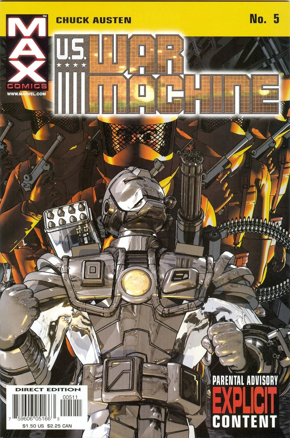 US War Machine #5 (Dec.2001) (Marvel Comics)
US War Machine #5 (Dec.2001) (Marvel Comics)