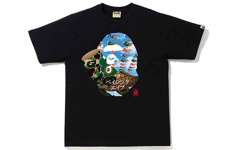 Футболка Bape Children's Day A BATHING APE, черная с розовой рыбой кои
Футболка Bape Children's Day A BATHING APE, черная с розовой рыбой кои