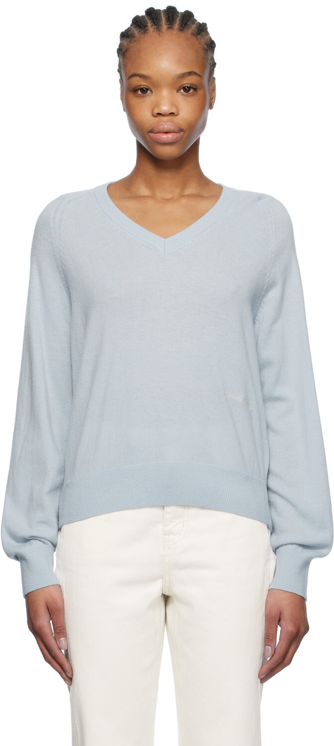 Синий свитер с V-образным вырезом Dunst
Синий свитер с V-образным вырезом Dunst