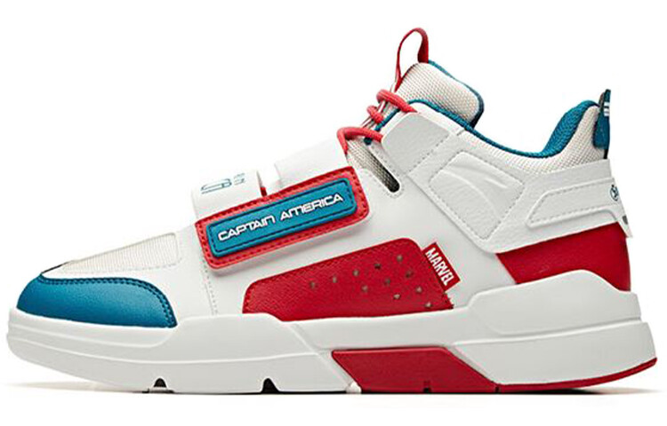 Кроссовки Marvel X для бега мужские средней высоты белые/красные/синие Anta
Кроссовки Marvel X для бега мужские средней высоты белые/красные/синие Anta