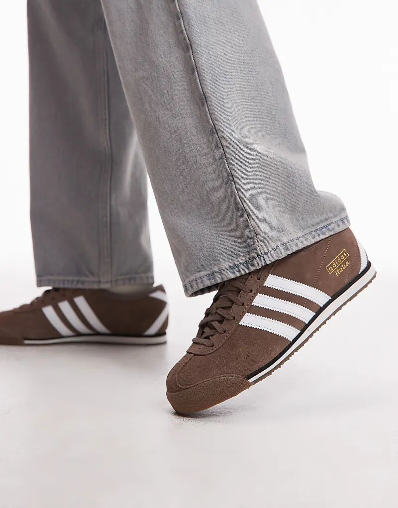 Кроссовки Adidas Originals Italia коричневого и белого цветов
Кроссовки Adidas Originals Italia коричневого и белого цветов