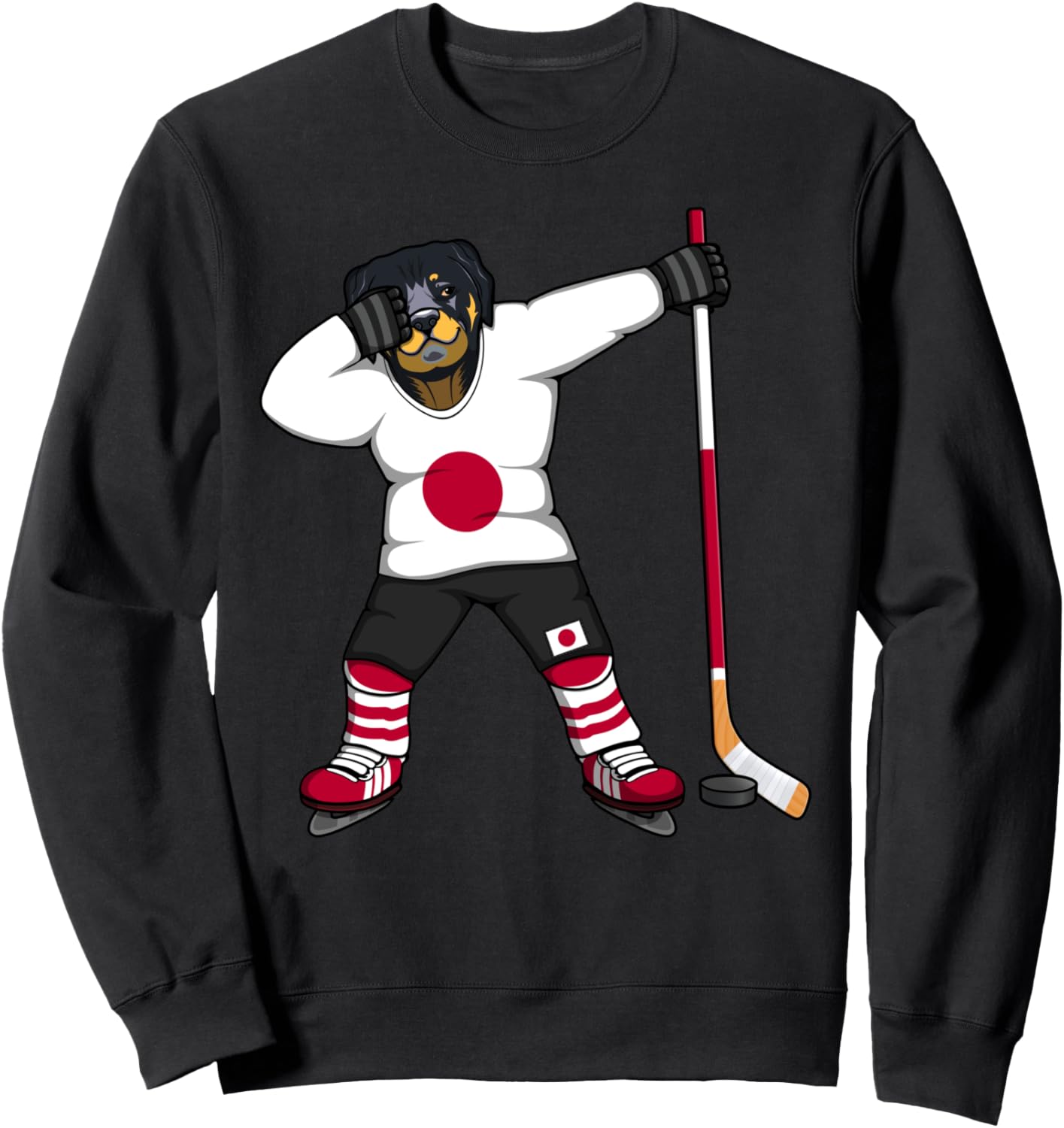 Танцующий ротвейлер, хоккеист, японский болельщик хоккея на льду, толстовка с японским флагом, толстовка с изображением ротвейлера, танцующего в стиле «дэб» Teeisle Japan Ice Hockey, черный
Танцующий ротвейлер, хоккеист, японский болельщик хоккея на льду, толстовка с японским флагом, толстовка с изображением ротвейлера, танцующего в стиле «дэб» Teeisle Japan Ice Hockey, черный