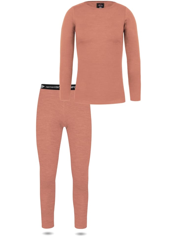 Normani Outdoor Sports Комплект женского нижнего белья из мериносовой шерсти, цвет Мандура/Перт, розовый
Normani Outdoor Sports Комплект женского нижнего белья из мериносовой шерсти, цвет Мандура/Перт, розовый