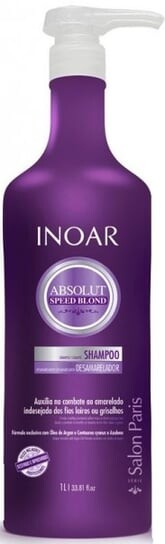 Шампунь для светлых волос после кератинового выпрямления, 1000мл Inoar Absolut Speed Blond
Шампунь для светлых волос после кератинового выпрямления, 1000мл Inoar Absolut Speed Blond