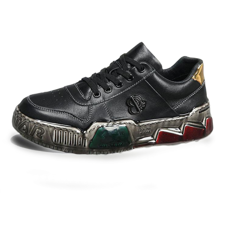 Износостойкие, дышащие, поддерживающие, легкие, низкие повседневные мужские туфли SENJIALUO, Black 
Износостойкие, дышащие, поддерживающие, легкие, низкие повседневные мужские туфли SENJIALUO, Black