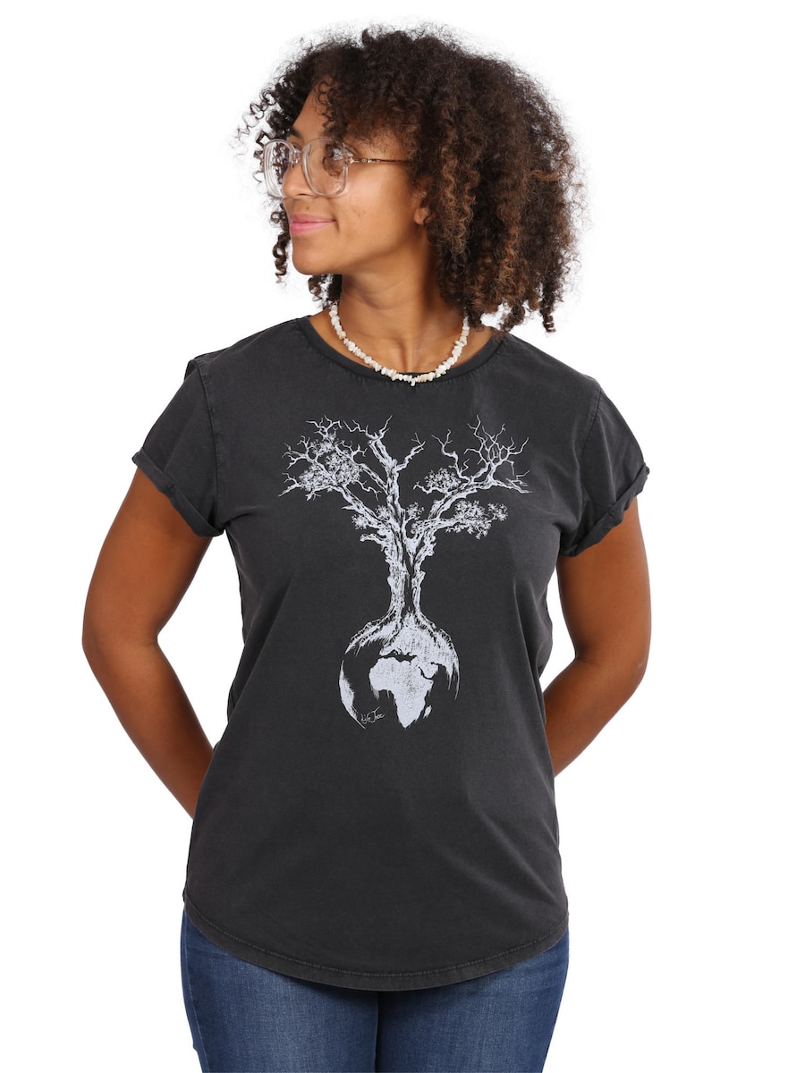 Рубашка Life-Tree Fairwear Weltenbaum, черный
Рубашка Life-Tree Fairwear Weltenbaum, черный