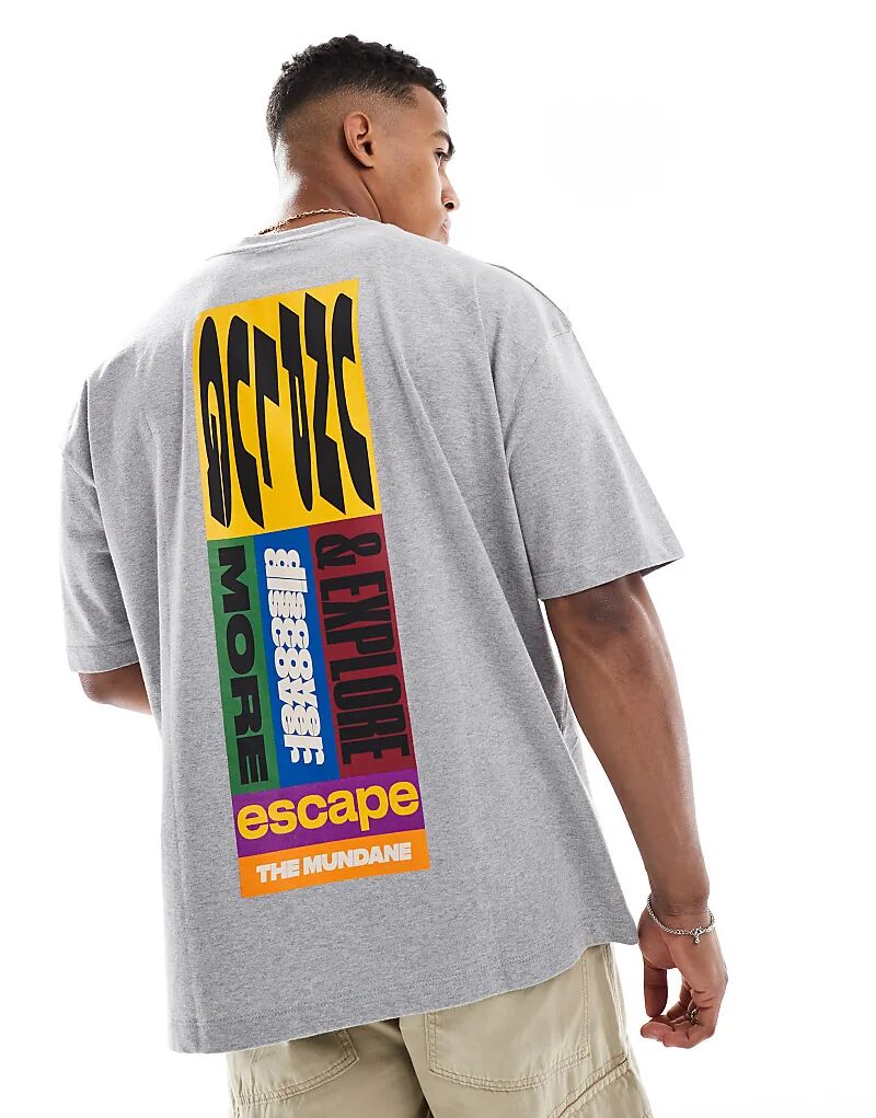 Футболка ASOS DESIGN оверсайз с принтом спереди и сзади в цвете «меланжево-серый»
Футболка ASOS DESIGN оверсайз с принтом спереди и сзади в цвете «меланжево-серый»