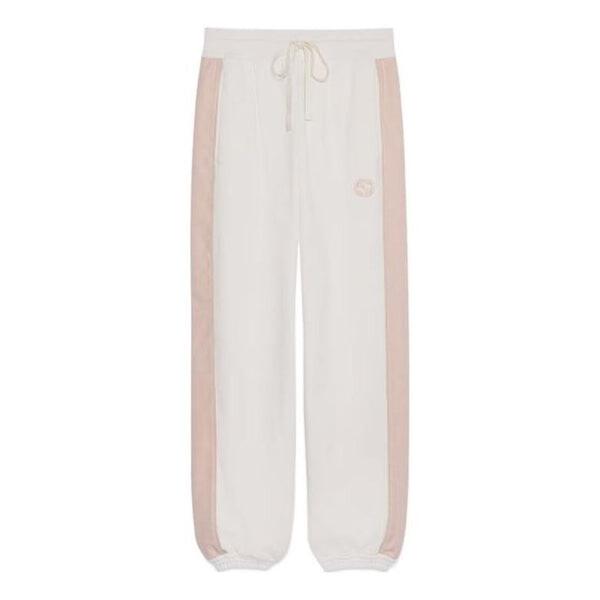 Брюки gg felted cotton jersey jogging pants 'off white pink' Gucci, белый
Брюки gg felted cotton jersey jogging pants 'off white pink' Gucci, белый