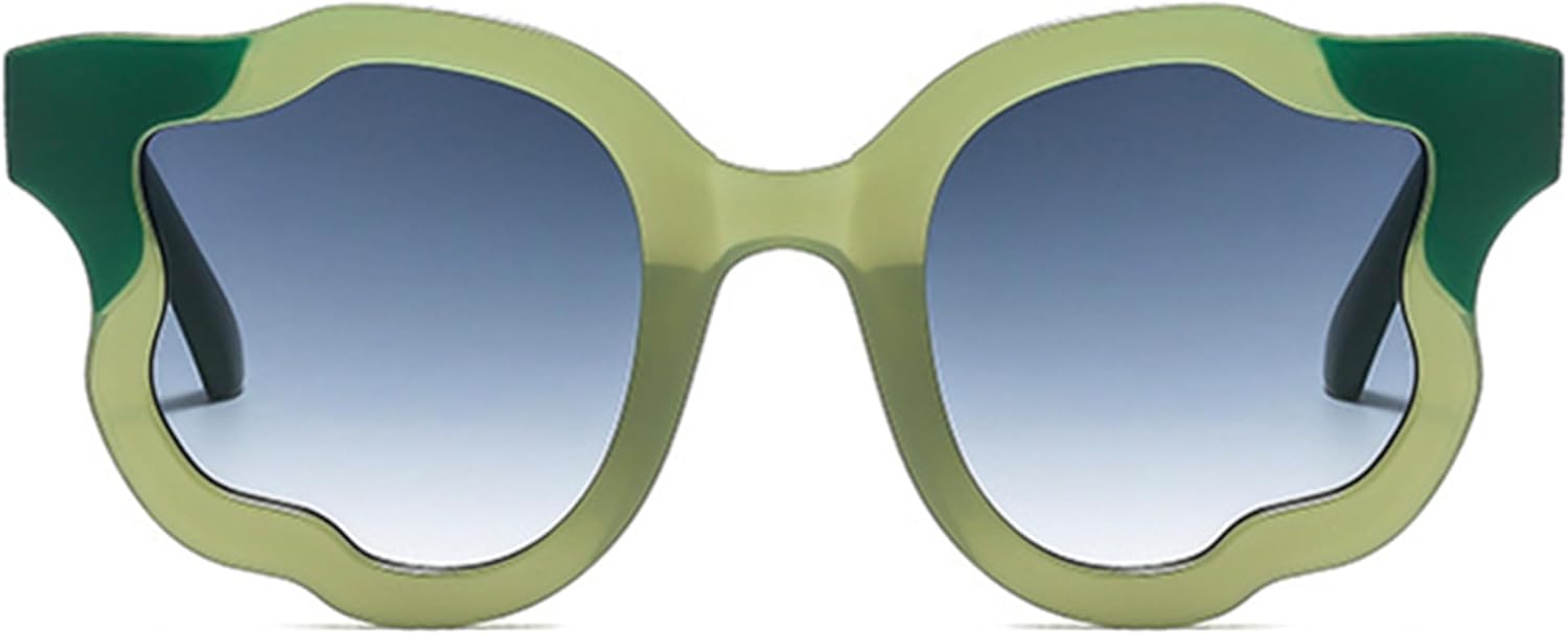 bullabulling Модные солнцезащитные очки «Кошачий глаз» с цветочным рисунком для женщин и мужчин, ретро-стиль, телесного цвета, массивные, с защитой от УФ-излучения UV400, Green
bullabulling Модные солнцезащитные очки «Кошачий глаз» с цветочным рисунком для женщин и мужчин, ретро-стиль, телесного цвета, массивные, с защитой от УФ-излучения UV400, Green